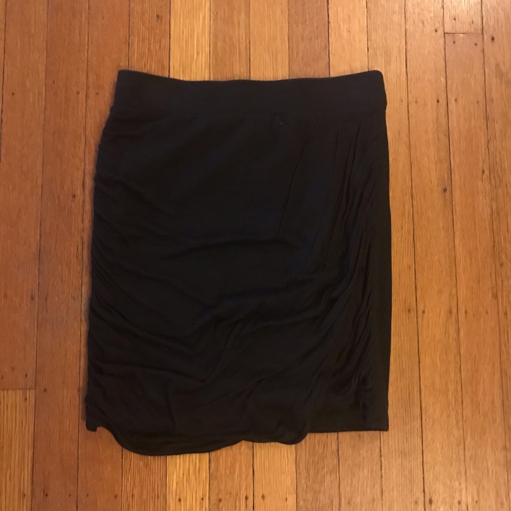 Black cotton/spandex free people skirt